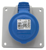 LEGRAND CEE-Steckdose 2p 16A 6h 230V/bl Legrand 555184 IP44 UP Schraubkl Kst