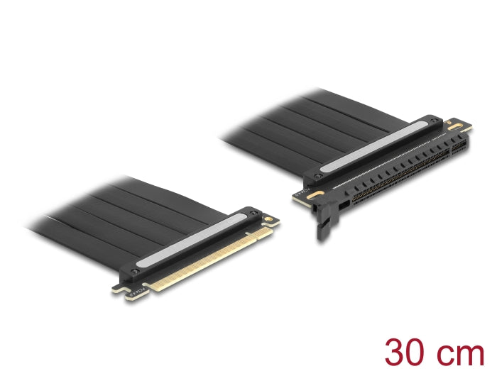 Delock Riser Karte PCI Express 4.0 x16 Stecker zu x16 Slot mit Kabel 30 cm