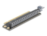 Delock Riser Karte PCI Express 3.0 x16 Stecker zu x16 Slot 90° rechts gewinkelt - Slothöhe 23 mm