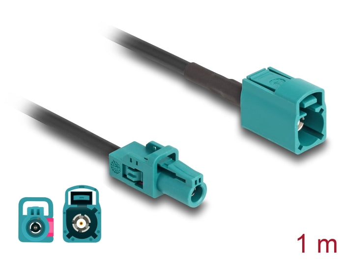 Delock Kabel Mini FAKRA Z Buchse single zu FAKRA Z Buchse single A-Typ