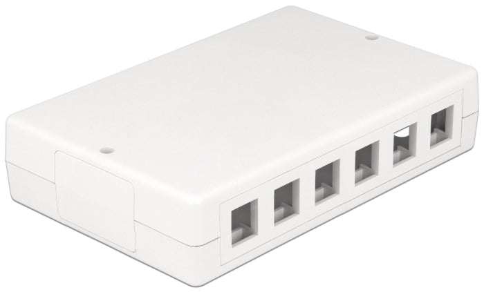 Delock Keystone Leergehäuse 12 Port