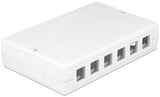 Delock Keystone Leergehäuse 12 Port