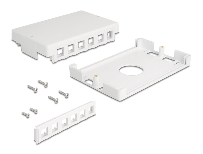 Delock Keystone Leergehäuse 12 Port
