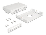 Delock Keystone Leergehäuse 12 Port