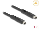 Delock Mini DisplayPort Kabel 16K 60 Hz 80 Gbps 1 m