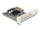 Delock PCI Express x1 Karte zu 1 x intern USB 5 Gbps Typ-E Key A und 1 x 19 Pin Pfostenstecker - Low Profile Formfaktor