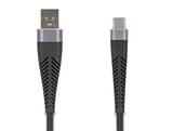 Delock USB 2.0 Kabel USB Typ-A Stecker zu USB Type-C™ Stecker mit verlängertem Knickschutz 1 m