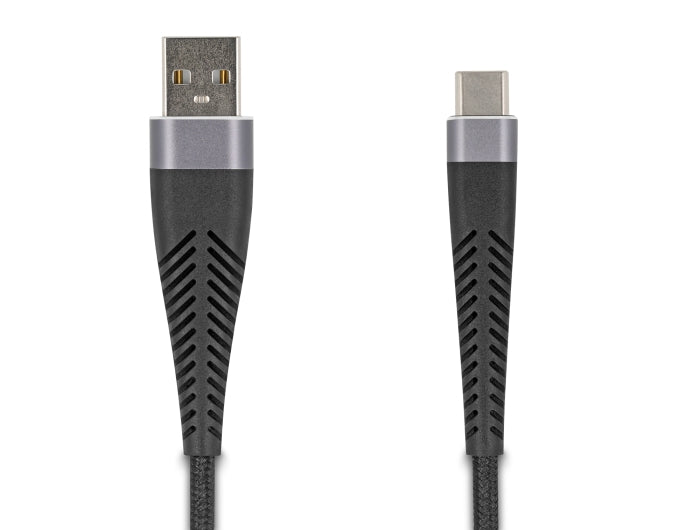 Delock USB 2.0 Kabel USB Typ-A Stecker zu USB Type-C™ Stecker mit verlängertem Knickschutz 2 m