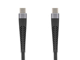 Delock USB 2.0 Kabel USB Type-C™ Stecker zu Stecker mit verlängertem Knickschutz 60 W 2 m