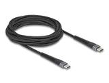 Delock USB 2.0 Kabel USB Type-C™ Stecker zu Stecker mit verlängertem Knickschutz 60 W 3 m