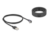 Delock Wireless Charger 15 W für Tischeinbau schwarz