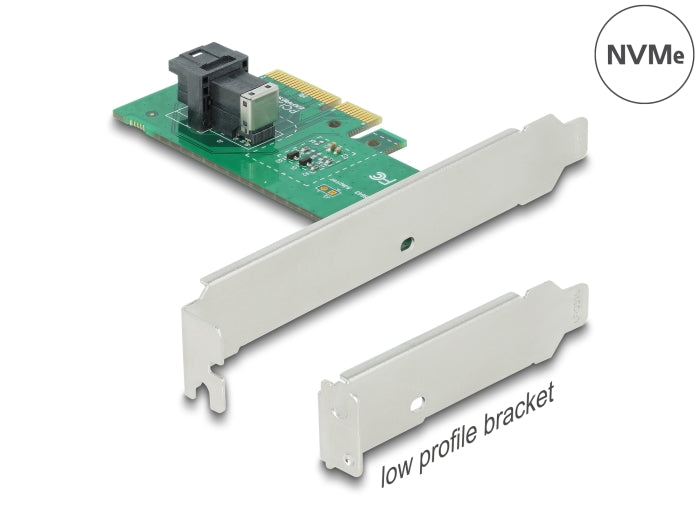 Delock PCI Express x4 Karte zu 1 x intern SFF-8643 NVMe - Low Profile Formfaktor