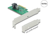 Delock PCI Express x4 Karte zu 1 x intern SFF-8643 NVMe - Low Profile Formfaktor