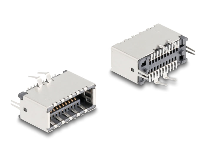 Delock USB Typ-E Key A 20 Pin Buchse vertikal zur SMT Lötmontage