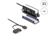 Delock M.2 Kühlkörper für SSD 2280 mit RGB LED Beleuchtung