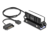 Delock M.2 Kühlkörper für SSD 2280 mit RGB LED Beleuchtung