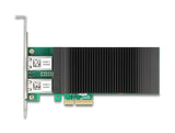 Delock PCI Express x4 Netzwerkkarte Gigabit LAN 2 x RJ45 mit PoE+ i350
