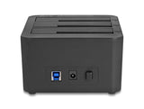 Delock USB Dockingstation für 3 x SATA HDD / SSD mit 1:2 Klon Funktion