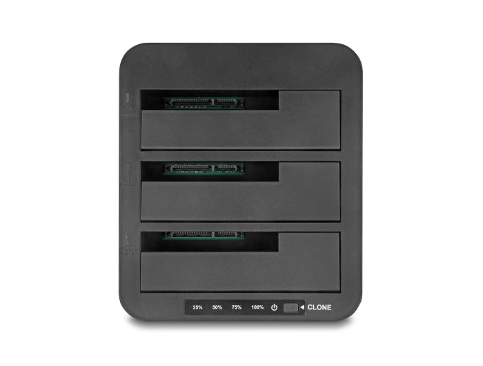 Delock USB Dockingstation für 3 x SATA HDD / SSD mit 1:2 Klon Funktion