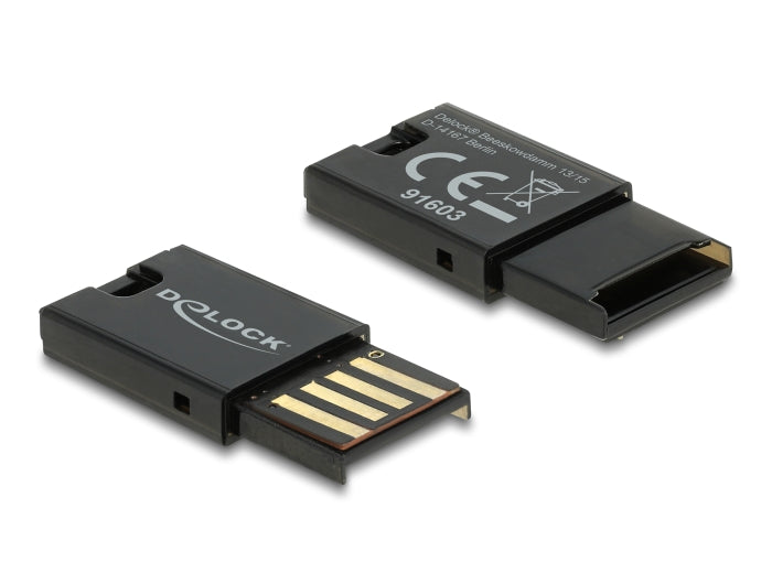 Delock USB 2.0 Card Reader für Micro SD Speicherkarten