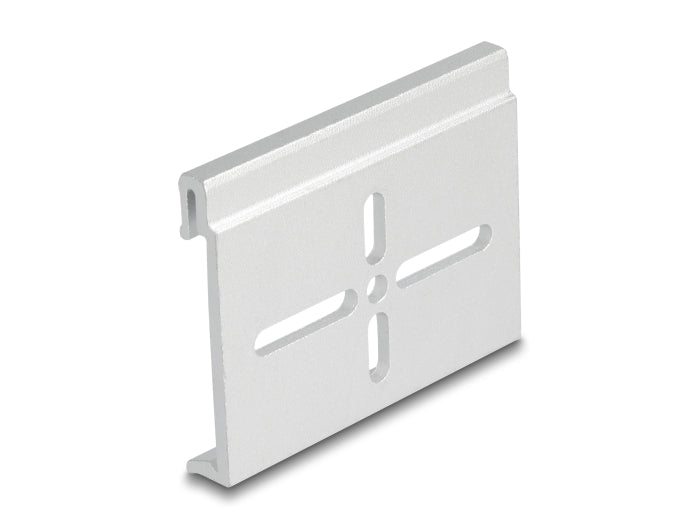 Delock Aluminium Montageclip für Hutschiene 60,0 x 47,8 mm silber