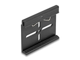 Delock Aluminium Montageclip für Hutschiene 60,0 x 47,8 mm schwarz