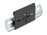 Delock Aluminium Montageclip für Hutschiene 70,0 x 47,8 mm schwarz