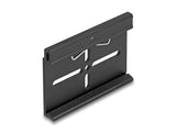 Delock Aluminium Montageclip für Hutschiene 70,0 x 47,8 mm schwarz