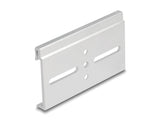 Delock Aluminium Montageclip für Hutschiene 80,0 x 47,8 mm silber