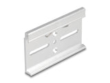 Delock Aluminium Montageclip für Hutschiene 80,0 x 47,8 mm silber