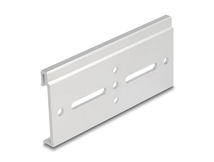Delock Aluminium Montageclip für Hutschiene 100,0 x 47,8 mm silber