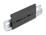 Delock Aluminium Montageclip für Hutschiene 100,0 x 47,8 mm schwarz