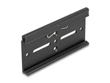 Delock Aluminium Montageclip für Hutschiene 100,0 x 47,8 mm schwarz