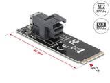 Delock Adapter M.2 Key M zu SFF-8643 NVMe 2260