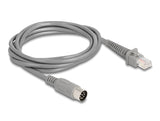 Delock Kabel RJ50 Stecker zu DIN 8 Pin Stecker 2 m grau