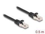 Delock Kabel RJ50 Stecker zu RJ50 Stecker F/UTP 0,5 m schwarz