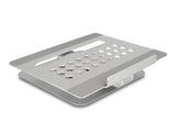 Delock Tablet und Notebook Ständer mit eingebauter Dockingstation 4K - HDMI / Kartenleser / Hub / PD 3.0 90 W - 360° drehbar
