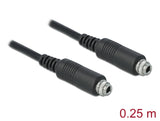 Delock Kabel Audio Klinke 3,5 mm Buchse zum Einbau > Audio Klinke 3,5 mm Buchse zum Einbau 3 Pin 25 cm