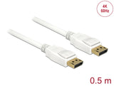 Delock Kabel DisplayPort 1.2 Stecker > DisplayPort Stecker 4K 60 Hz 0,5 m