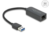 Delock USB Typ-A Netzwerk Adapter 2,5 Gigabit LAN 1 x RJ45 kompakt