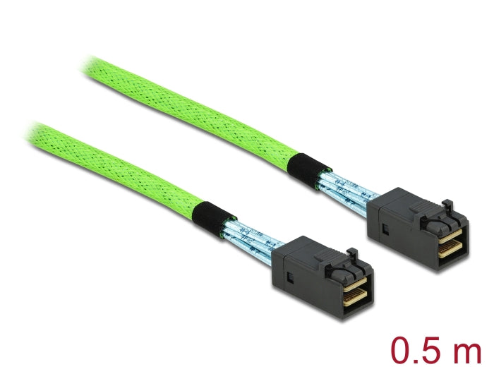 Delock PCI Express Kabel Mini SAS HD SFF-8673 zu SFF-8673 0,5 m