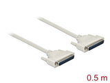 Delock Serielles Kabel D-Sub 37 Stecker zu Stecker 0,5 m