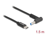 Delock Notebook Ladekabel USB Type-C™ Stecker zu HP 4,5 x 3,0 mm Stecker