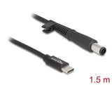 Delock Notebook Ladekabel USB Type-C™ Stecker zu HP 7,4 x 5,0 mm Stecker