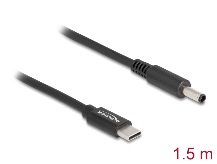 Delock Notebook Ladekabel USB Type-C™ Stecker zu Dell 4,5 x 3,0 mm Stecker