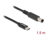 Delock Notebook Ladekabel USB Type-C™ Stecker zu Dell 7,4 x 5,0 mm Stecker