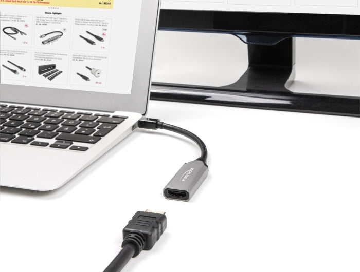 Delock Mini DisplayPort zu HDMI Adapter 8K mit HDR