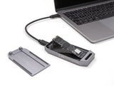 Delock M.2 NVMe SSD Gehäuse USB 40 Gbps - werkzeugfrei
