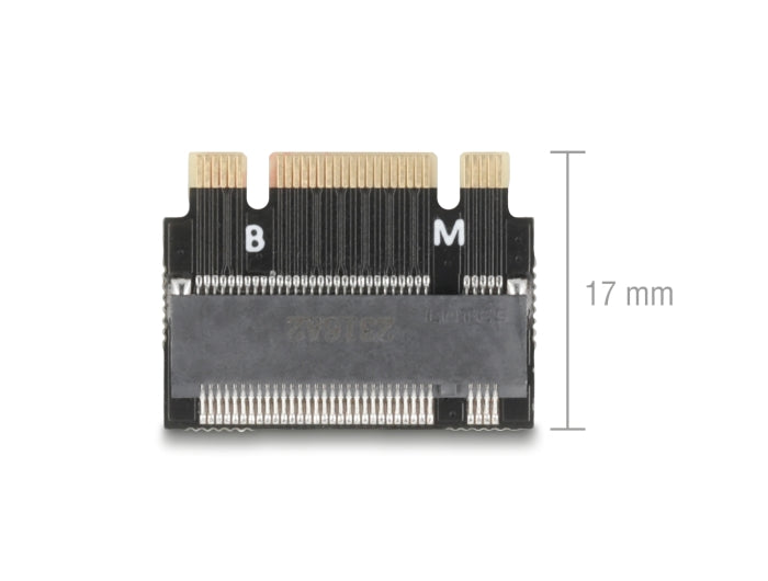 Delock Adapter M.2 Key B+M Stecker zu M.2 Key M Slot - Verlängerung