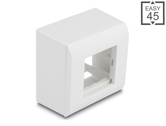 Delock Easy 45 Aufputzgehäuse 82 x 82 mm, weiß
